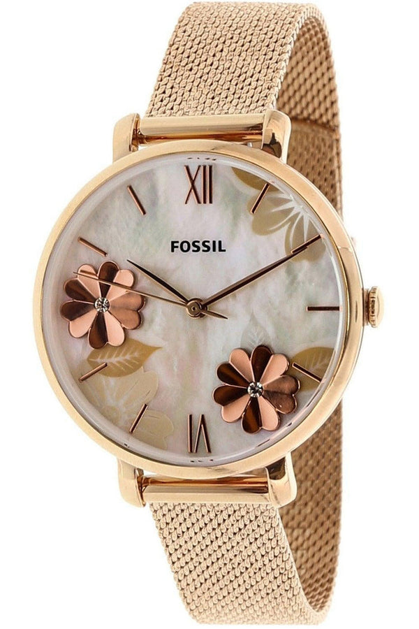 Fossil Jacqueline ES4534 - Reloj para mujer con esfera de nácar y cuarzo