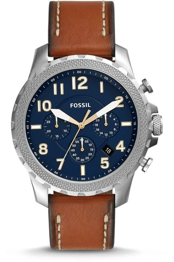 Fossil Bowman Reloj cronógrafo de cuero para hombre FS5602