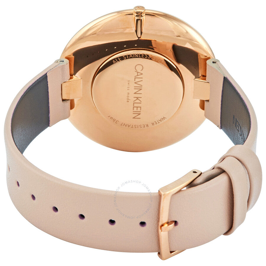 Calvin Klein Full Moon Quartz Silver Dial Ladies Watch K8Y236Z6
