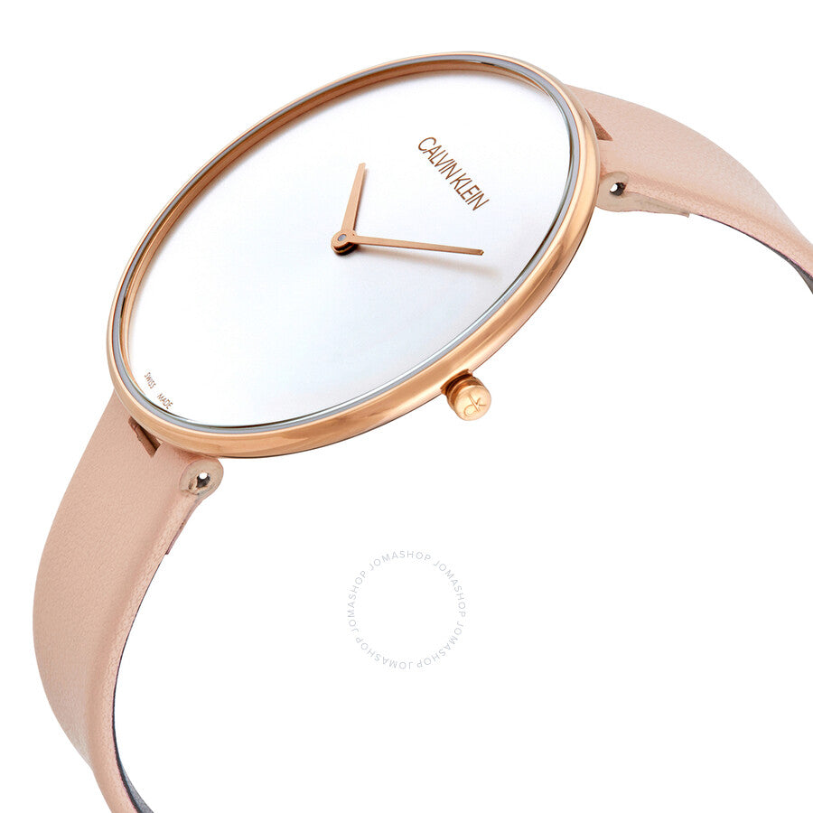 Calvin Klein Full Moon Quartz Silver Dial Ladies Watch K8Y236Z6