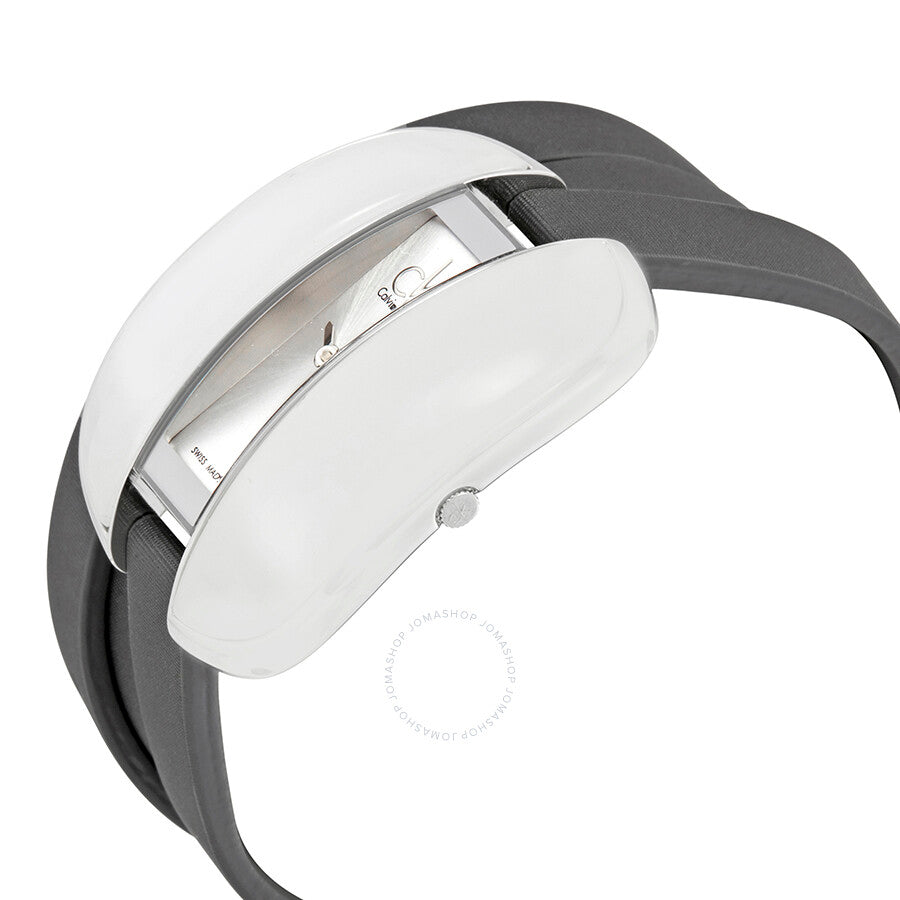 Calvin Klein Treasure Silver Dial Ladies Watch K2E23620