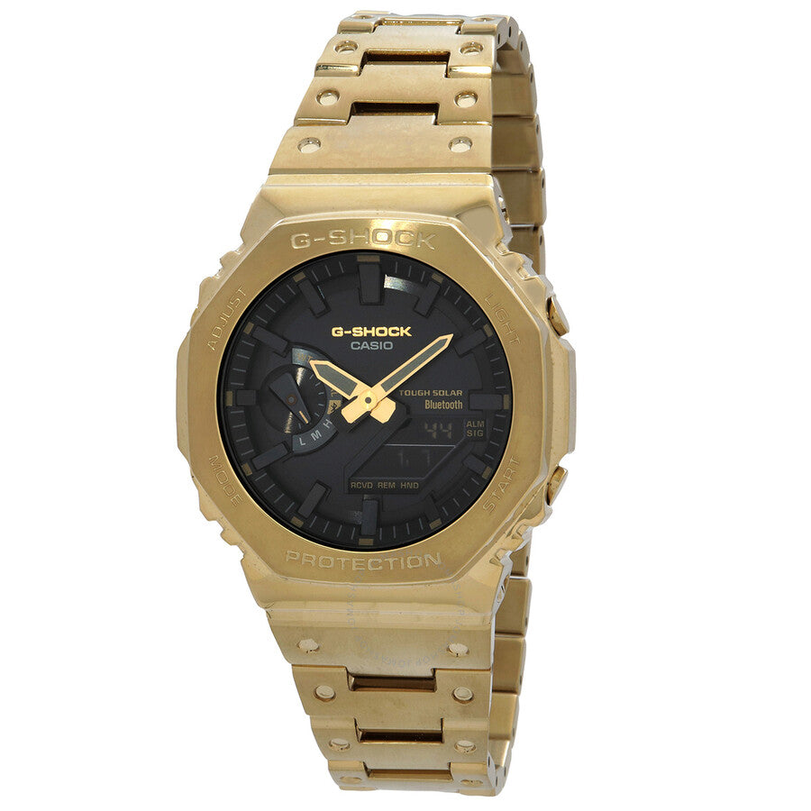 Casio G-Shock Alarm World Time Analog-Digital Black Dial Men's Watch GM-B2100GD-9ADR - Watches of America