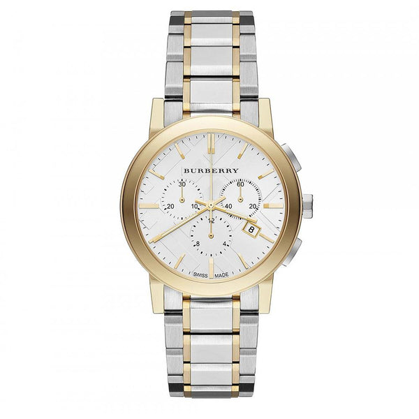 Burberry The City Chronograph Two-Tone Unisex Watch BU9751