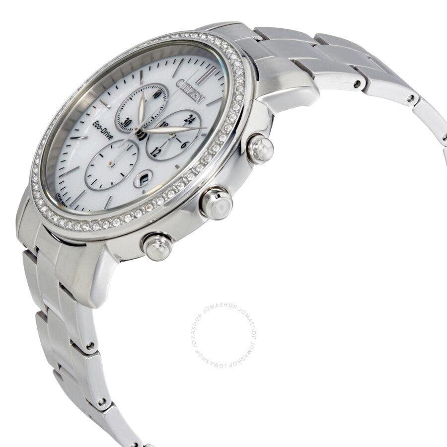 Citizen AML White Dial Stainless Steel Ladies Watch CZFB1410-58A