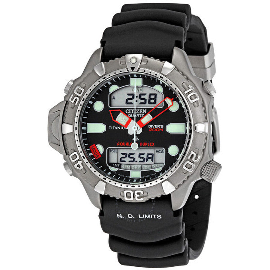 Citizen Aqualand Duplex Titanium Men's Watch JP1040-09E - The Watches Men & Co