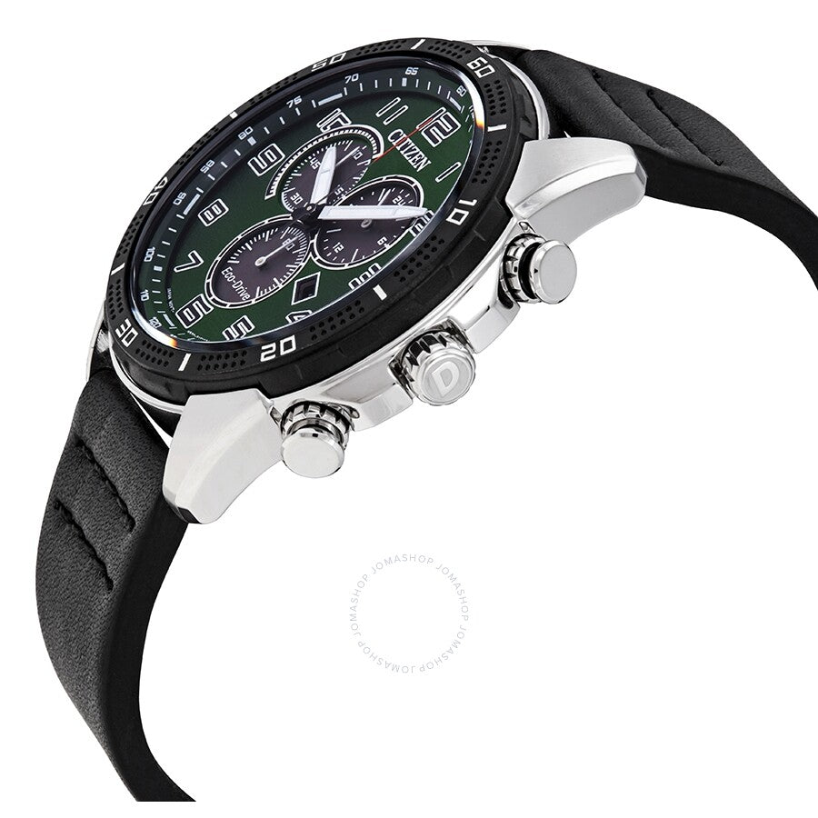 Citizen AR Chronograph Green Dial Men's Watch AT2441-08X