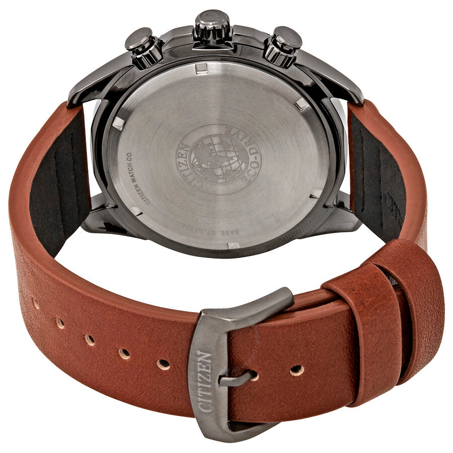Citizen AR Eco-Drive Chronograph Black Dial Men's Watch AT2447-01E