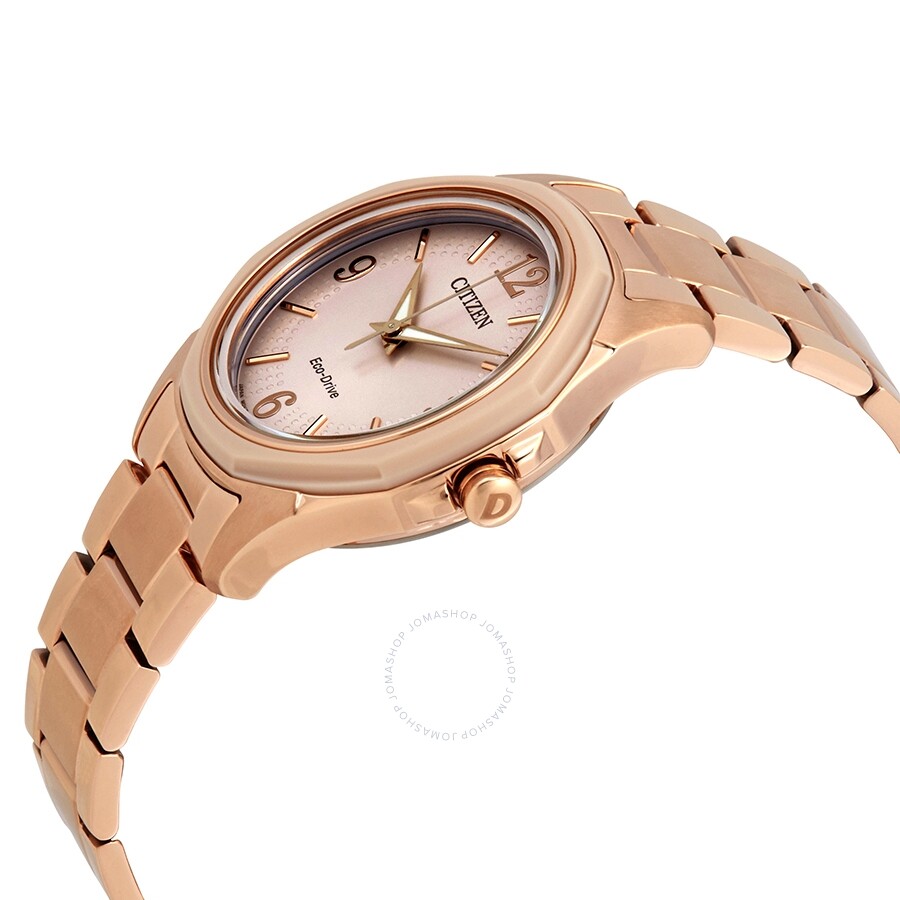Citizen AR Eco-Drive Pink Dial Ladies Watch FE7053-51X