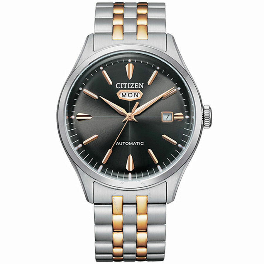 Citizen Automatic Black Dial Two-tone Men's Watch NH8394-70H - The Watches Men & Co