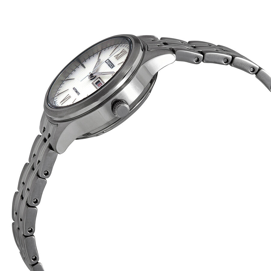 Citizen Automatic Day-Date Cream Dial Stainless Steel Ladies Watch PD7130-51A