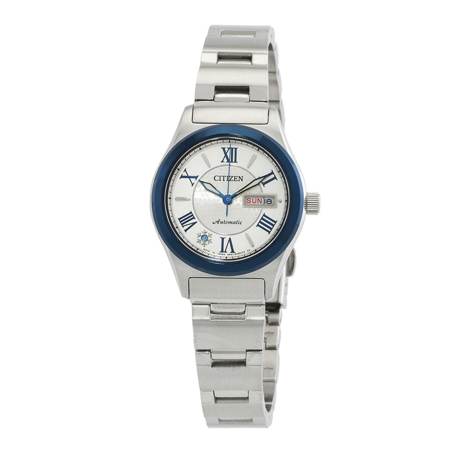 Citizen Automatic White Dial Ladies Watch PD7165-65A - The Watches Men & Co