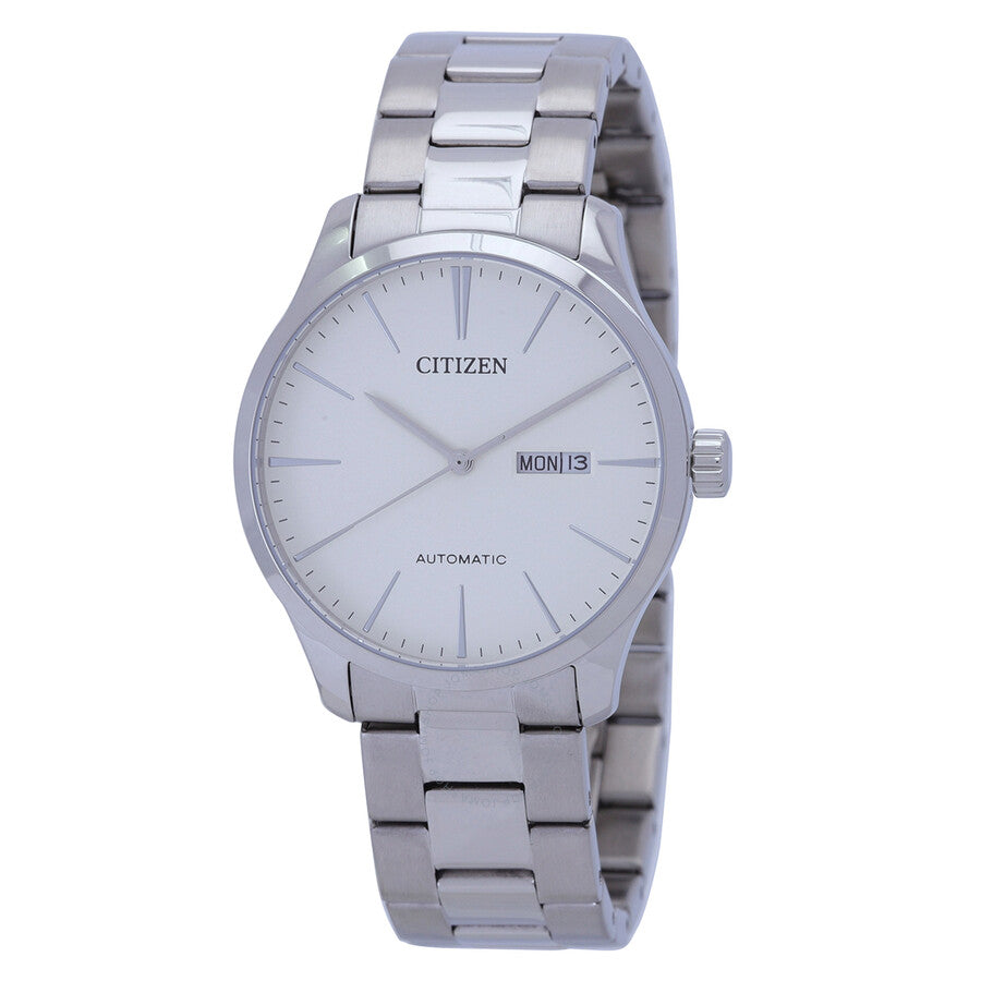 Citizen Automatic White Dial Men's Silver-toned Watch NH8350-83A - The Watches Men & Co