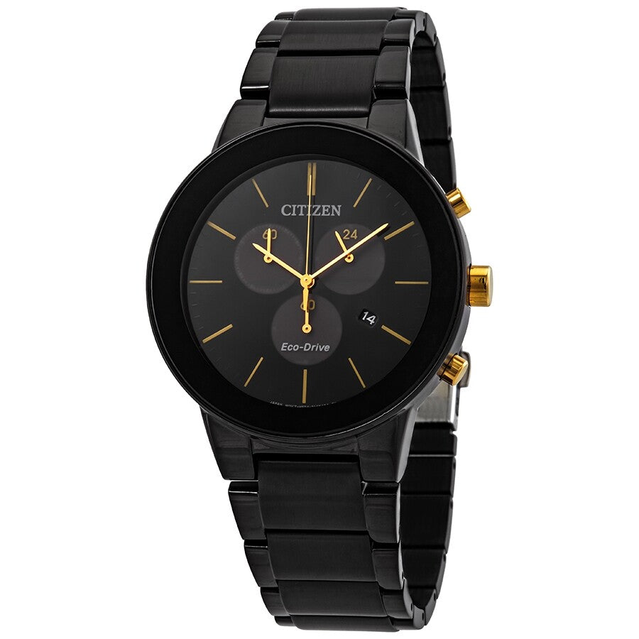 Citizen Axiom Black Dial Men's Watch AT2248-59E - The Watches Men & Co