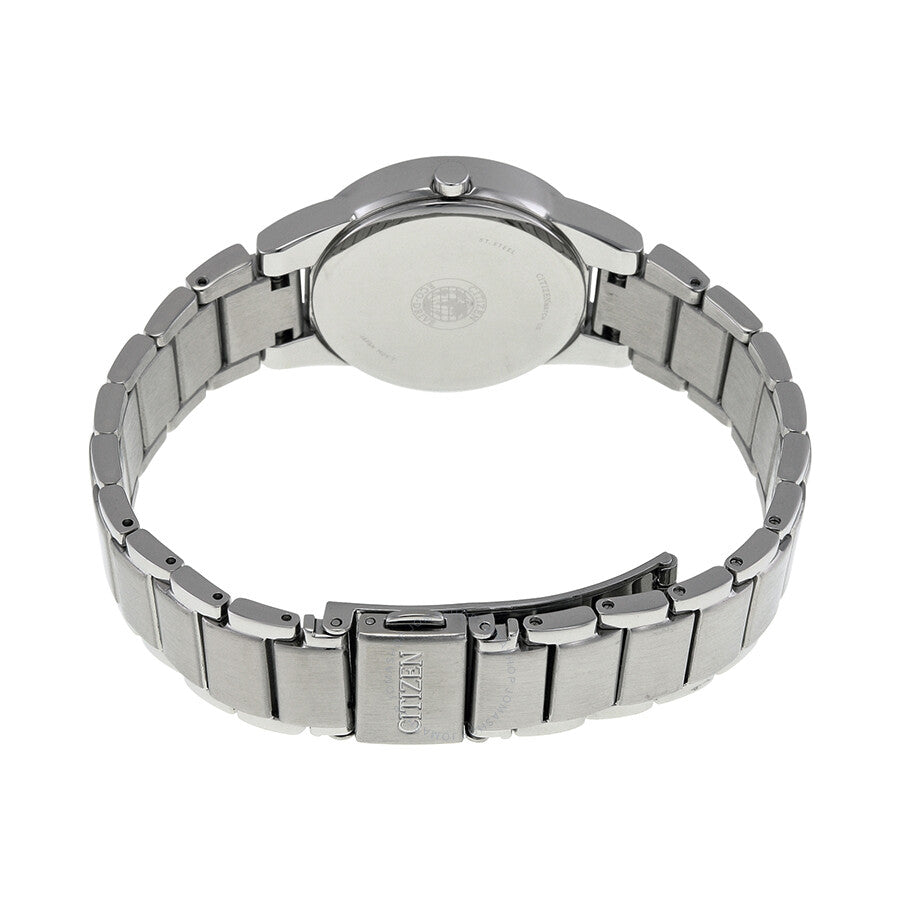 Citizen Axiom Eco-Drive Silver Dial Stainless Steel Ladies Watch GA1050-51A