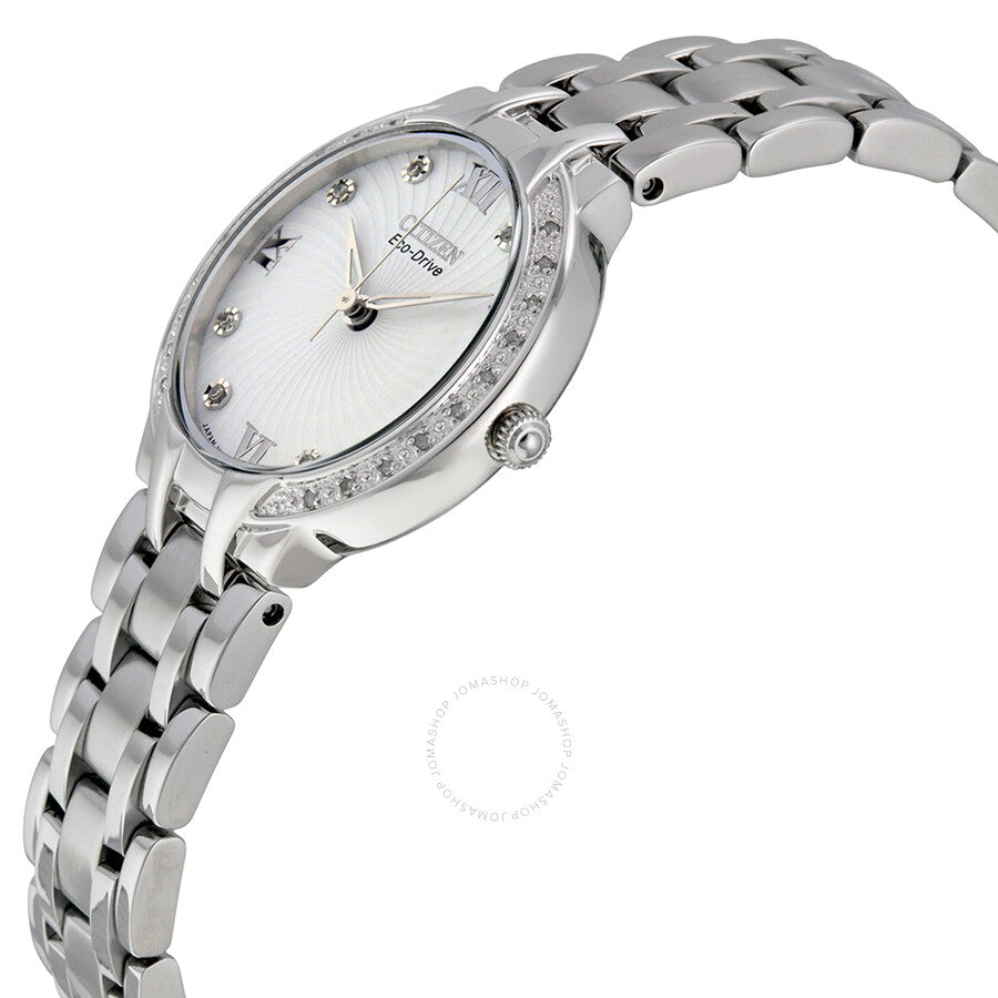 Citizen Bella Eco-Drive Diamond Dial Ladies Watch EM0120-58A