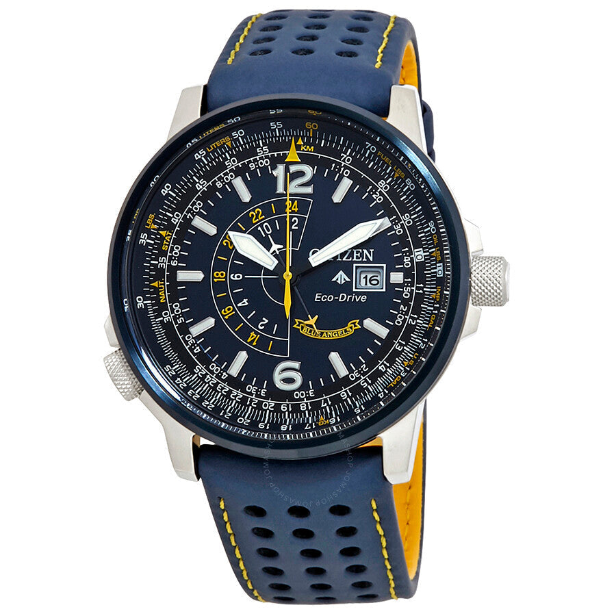 Citizen Blue Angels Promaster Nighthawk Eco-Drive Reloj para hombre con esfera azul BJ7007-02L