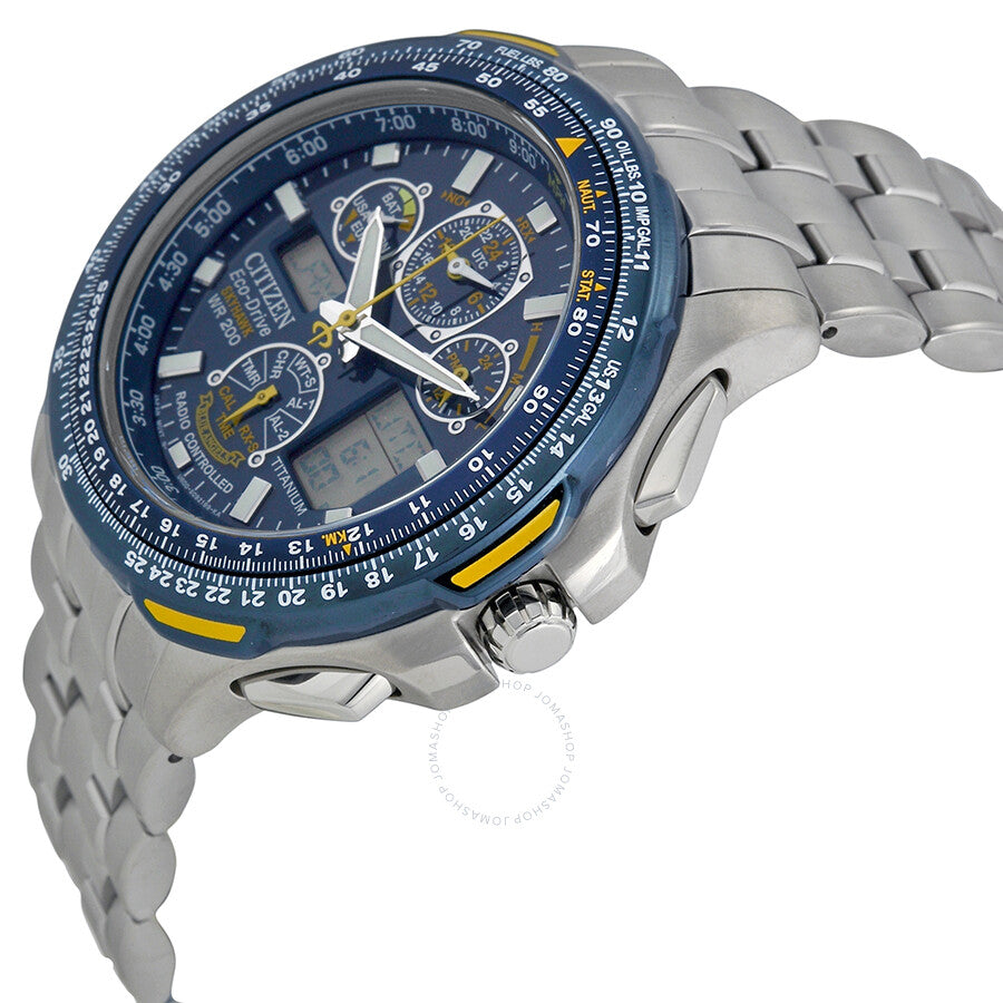 Citizen Blue Angels Skyhawk A-T Men's Titanium Watch JY0050-55L