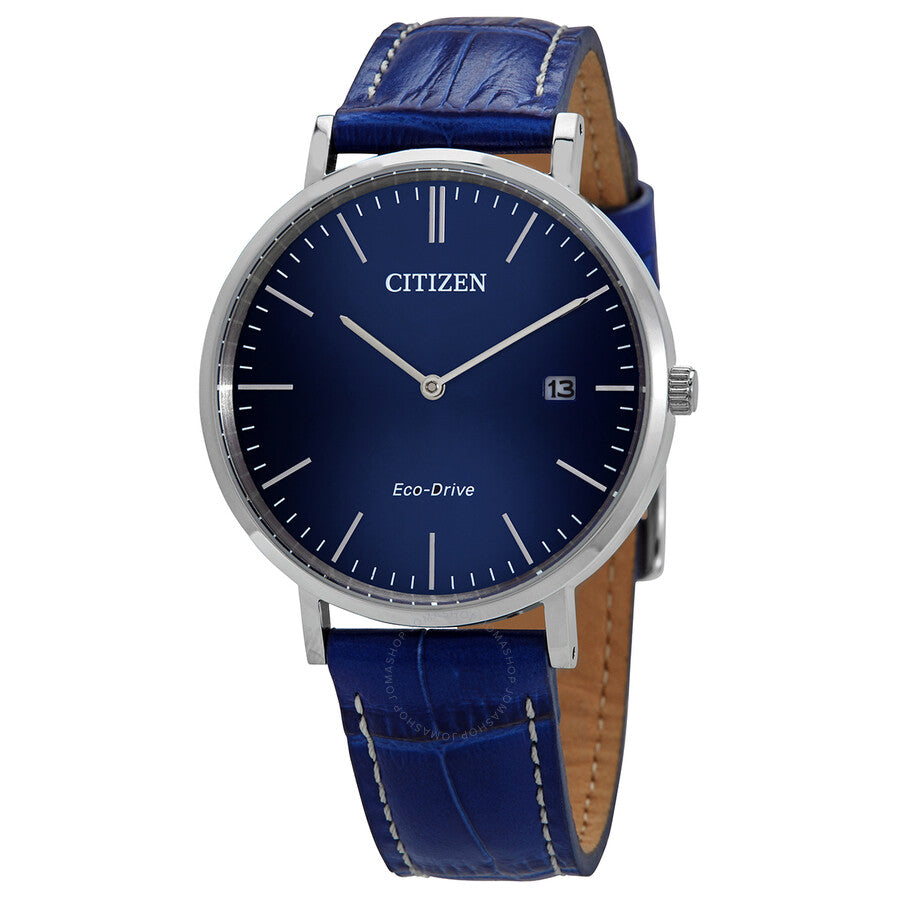 Citizen Blue Dial Blue Leather Men's Watch AU1080-11L - The Watches Men & Co