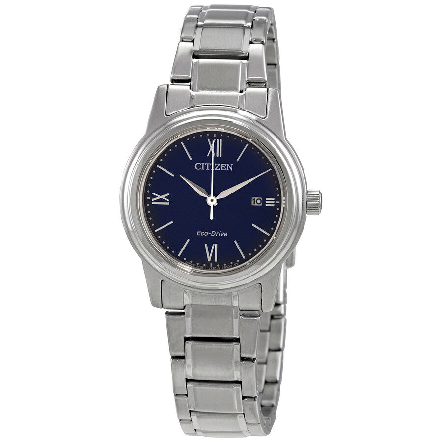 Citizen Blue Dial Stainless Steel Ladies Watch FE1220-89L - The Watches Men & Co