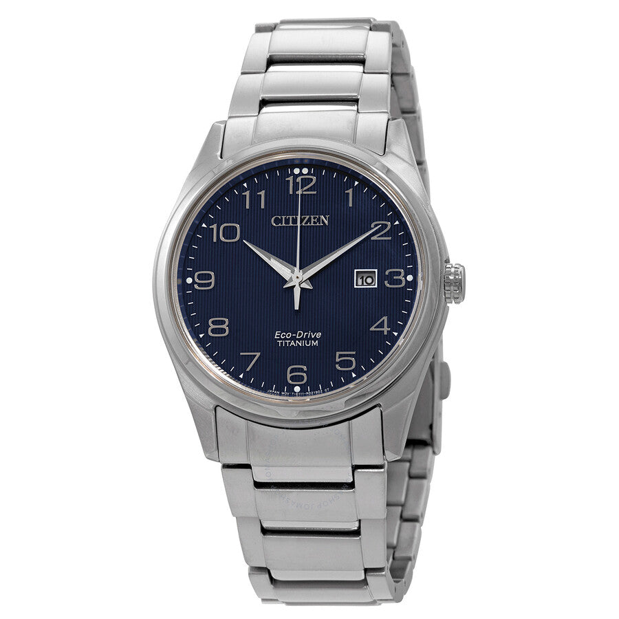 Citizen Blue Dial Titanium Men's Watch BM7360-82M - The Watches Men & Co
