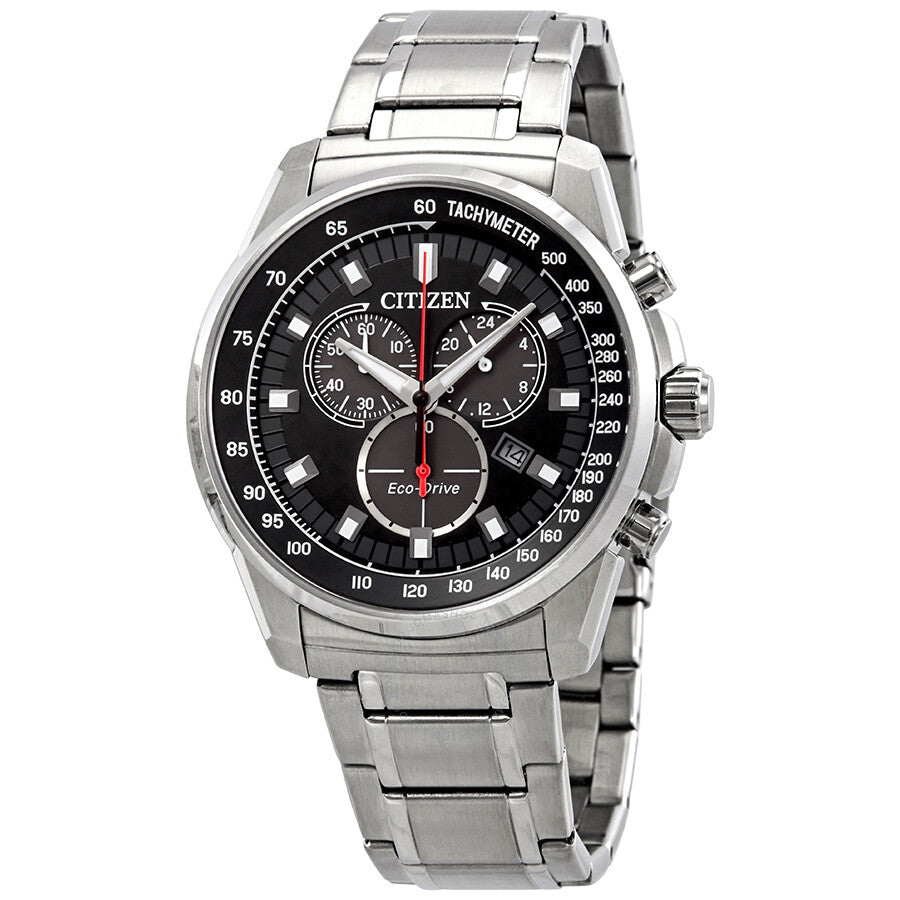 Citizen Brycen Chronograph Black Dial Men's Watch AT2370-55E