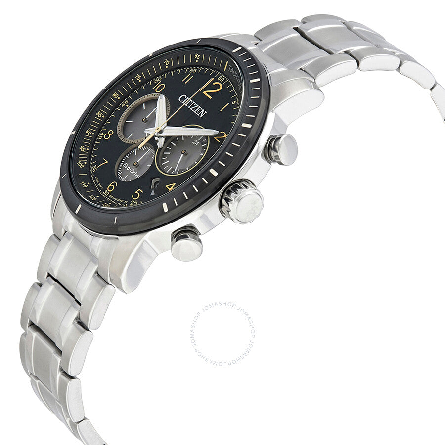 Citizen Brycen Chronograph Black Dial Men's Watch CA4358-58E