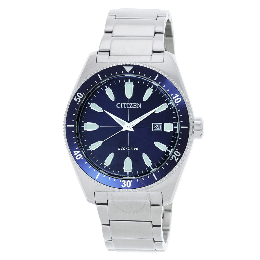Citizen Brycen Eco-Drive Blue Dial Men's Watch AW1591-79L - The Watches Men & Co