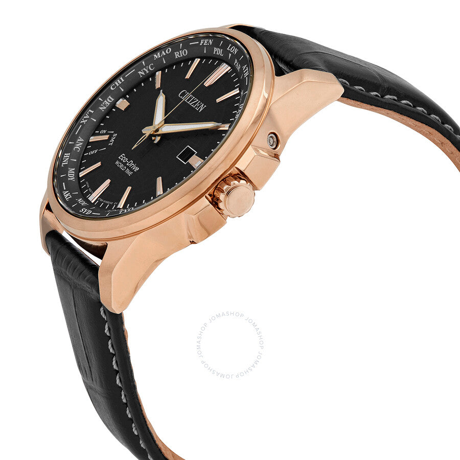 Citizen Brycen World Time Black Dial Men's Watch BX1003-08E