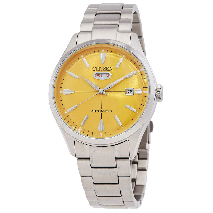Citizen C7 Automatic Yellow Dial Men's Watch NH8391-51Z - The Watches Men & Co