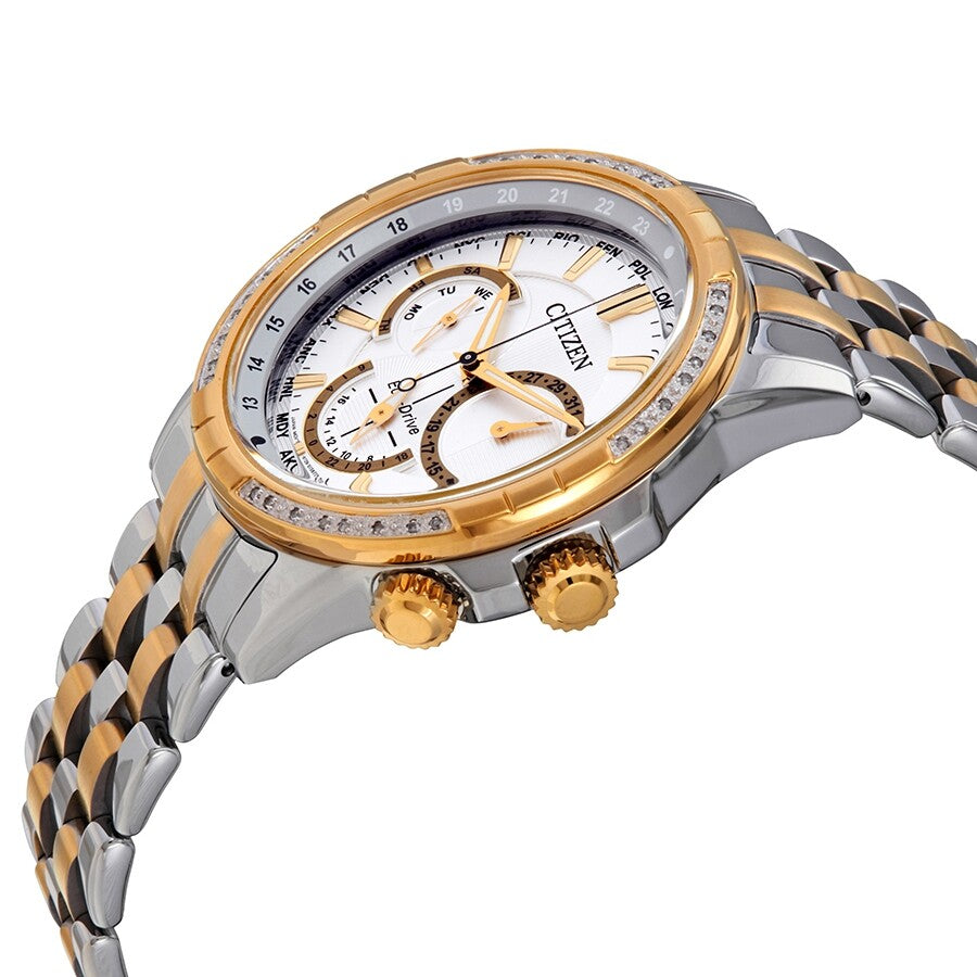 Citizen Calendrier World Time Silver Dial Men's Watch BU2084-51A