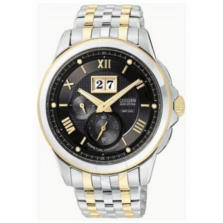 Citizen Calibre 3100 Eco-Drive Two-Tone Perpetual Calendar Men's Watch BT0004-57E - The Watches Men & Co