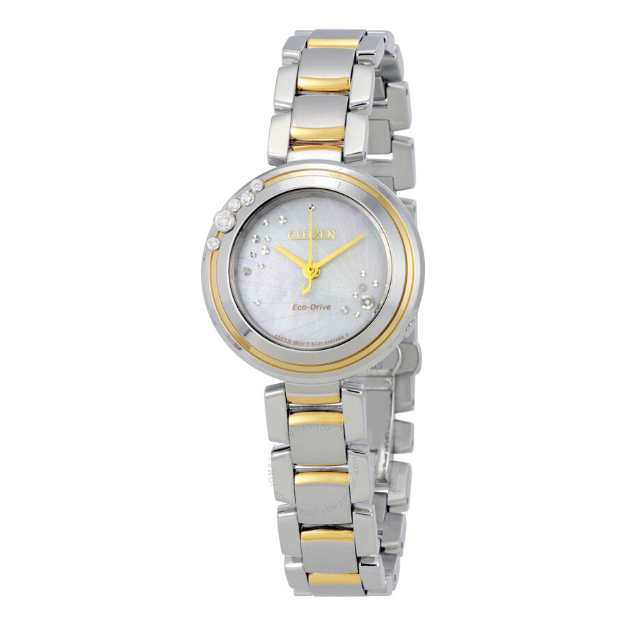 Citizen Carina Mother of Pearl Dial Ladies Watch EM0464-59D