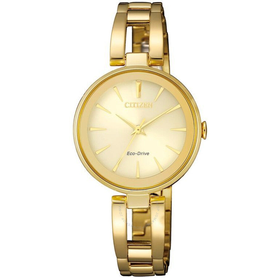 Citizen Champagne Dial Gold-tone Ladies Watch EM0632-81P - The Watches Men & Co