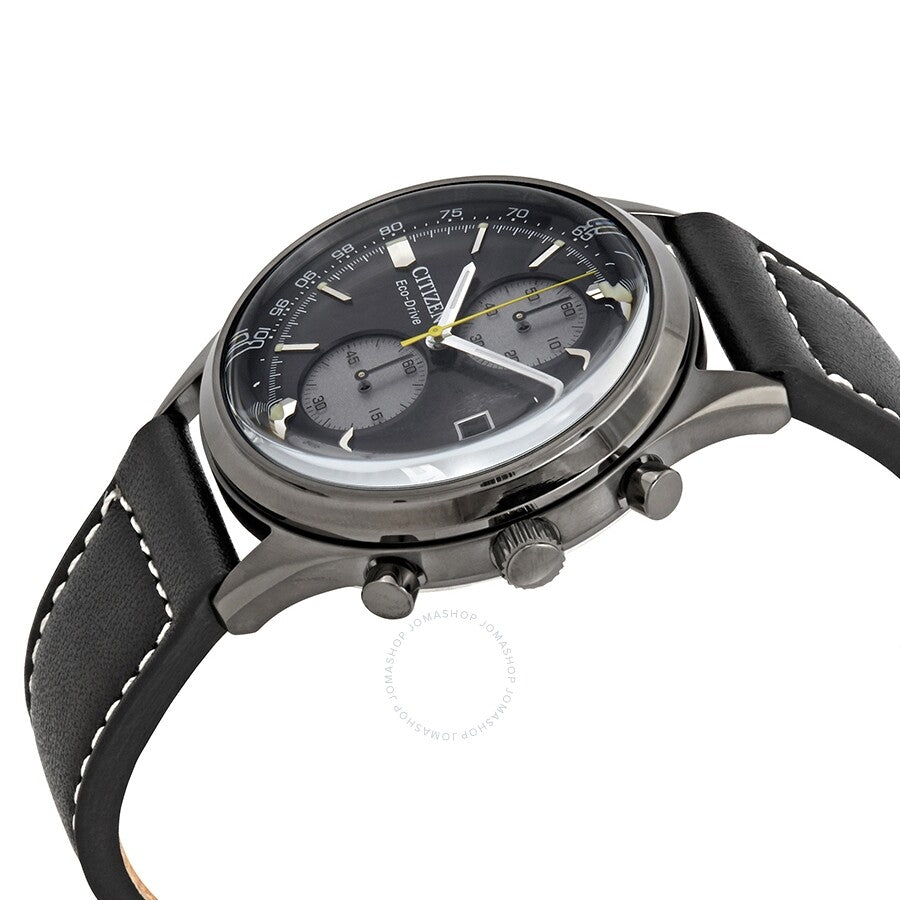Citizen Chandler Chronograph Eco-Drive Black Dial Men's Watch CA7027-08E