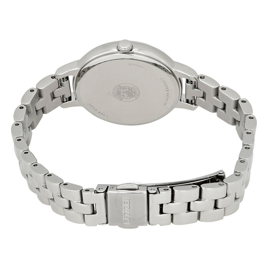 Citizen Chandler Eco-Drive Silver Dial Ladies Watch EW2440-53A