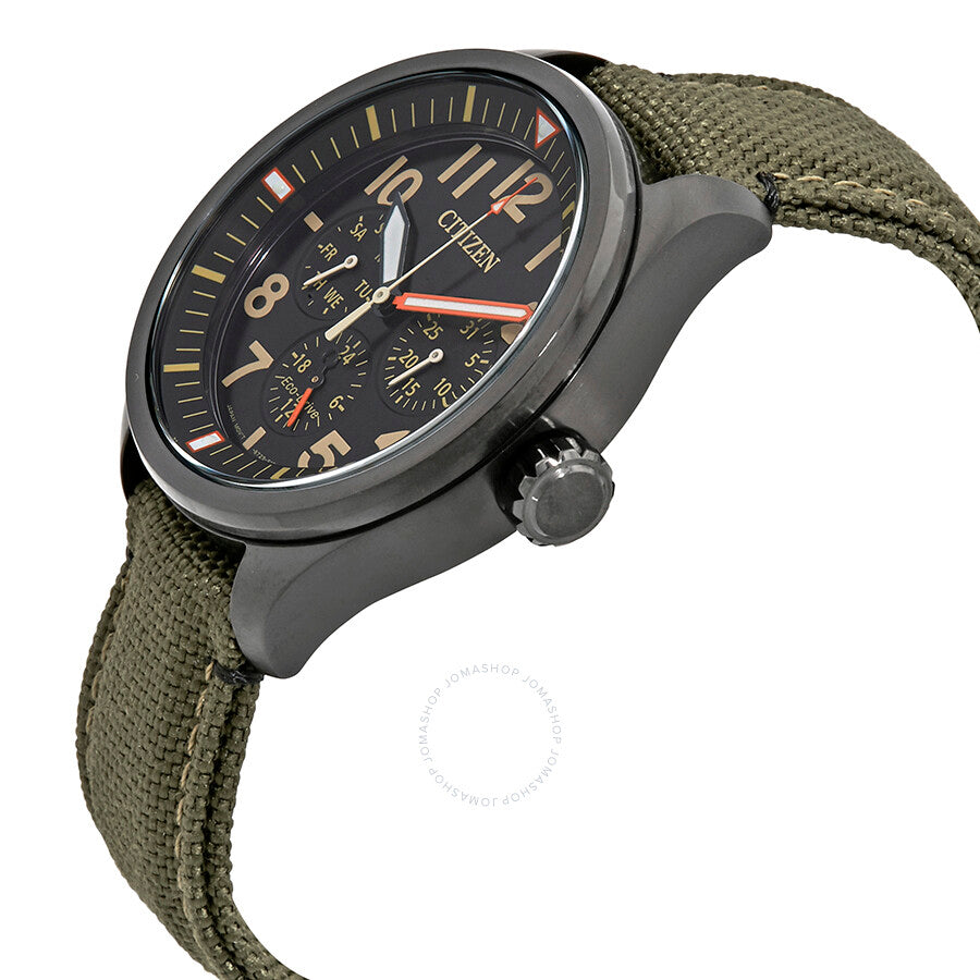 Citizen Chandler Multifunction Black Dial Men's Watch BU2055-16E