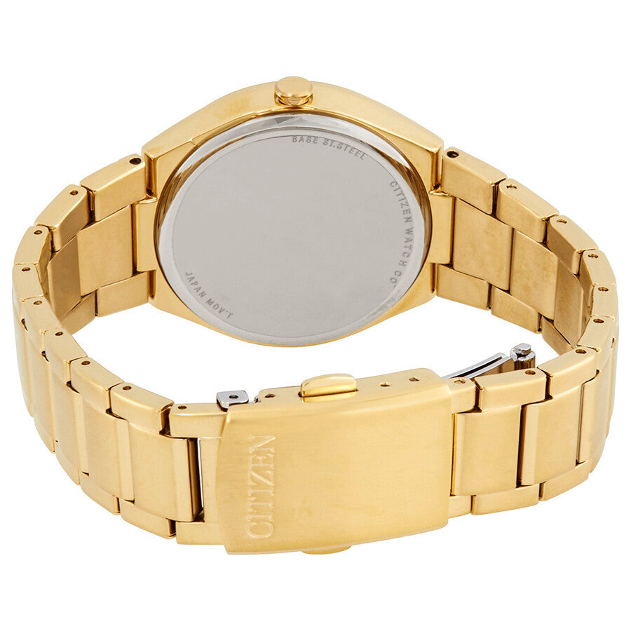 Citizen Chandler Silver Dial Yellow Gold-tone Ladies Watch FE6022-85A