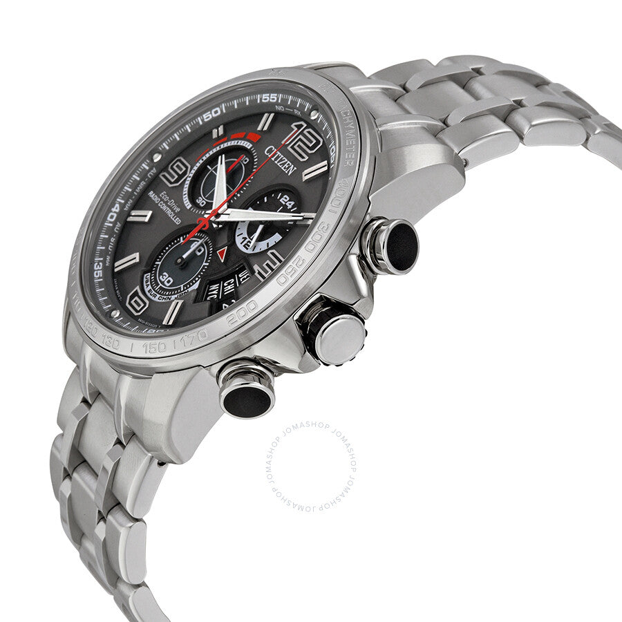 Citizen Chrono-Time A-T Eco-Drive Grey Dial Men's Watch BY0100-51H