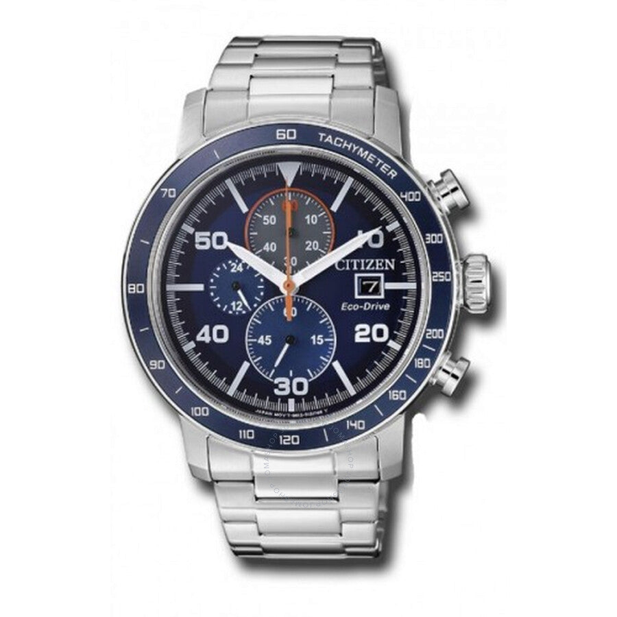 Citizen Chronograph Blue Dial Stainless Steel Men's Watch CA0640-86L - The Watches Men & Co