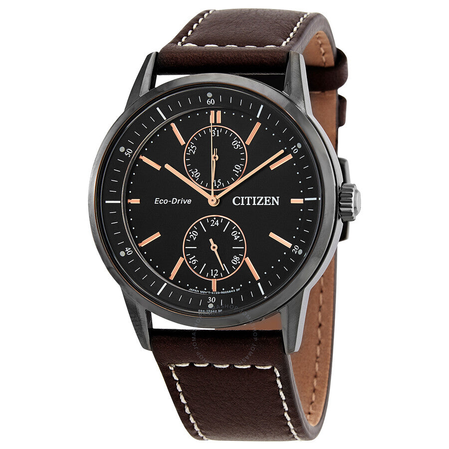 Citizen Chronograph Eco-Drive Black Dial Men's Watch BU3027-16E - The Watches Men & Co