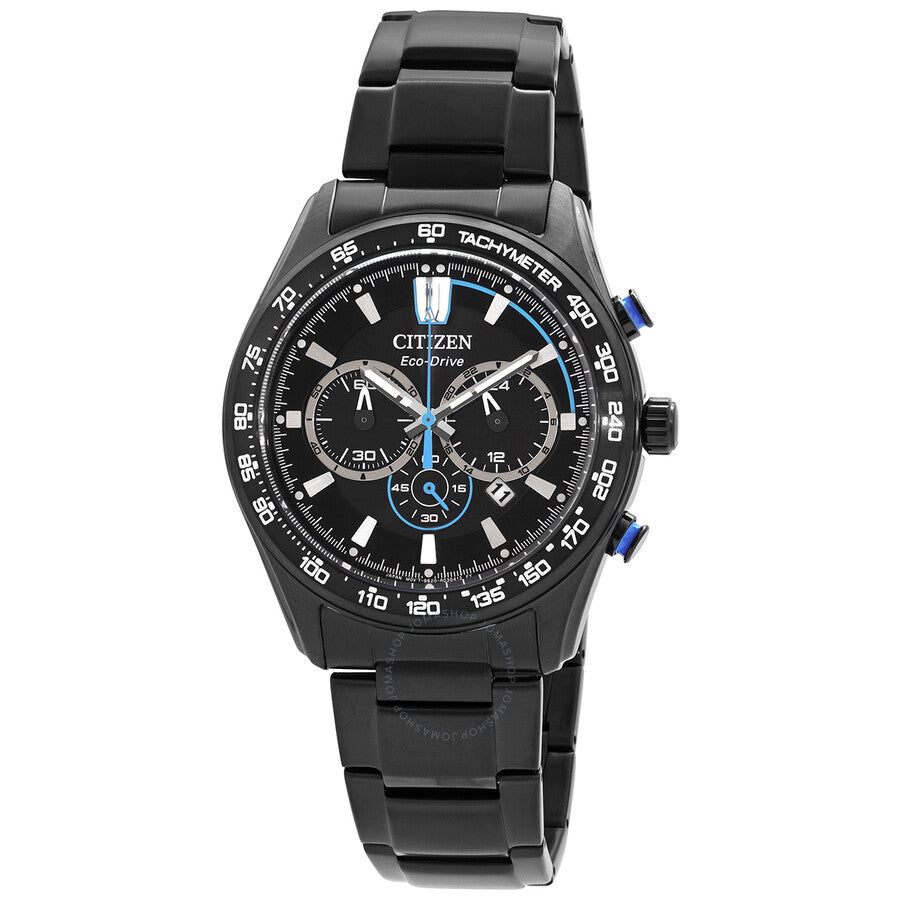 Citizen Chronograph Eco-Drive Black Dial Men's Watch CA4485-85E - The Watches Men & Co