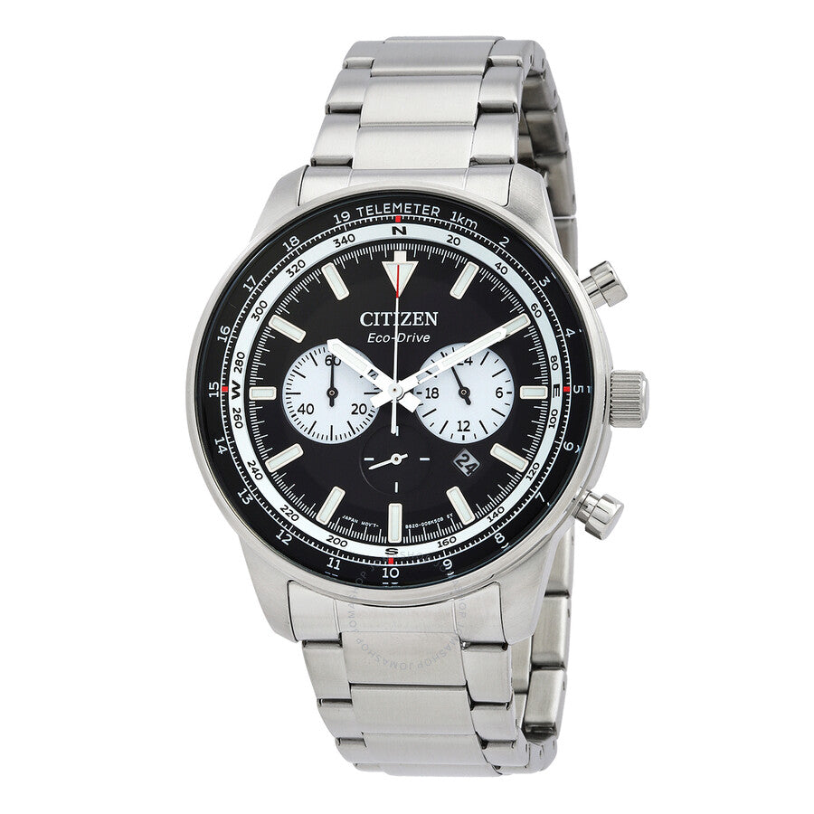 Citizen Chronograph Eco-Drive Black Dial Men's Watch CA4500-91E