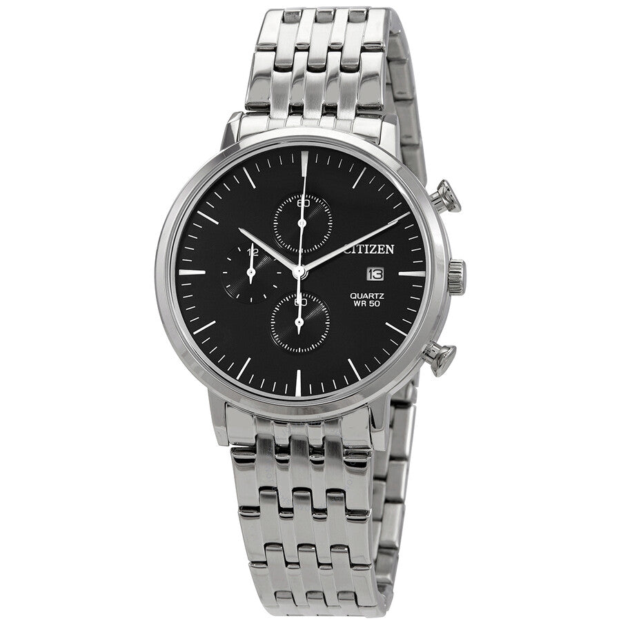 Citizen Chronograph Quartz Black Dial Men's Watch AN3610-55E - The Watches Men & Co