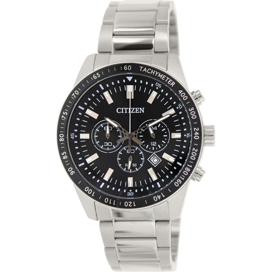 Citizen Chronograph Quartz Black Dial Men's Watch AN8070-53E