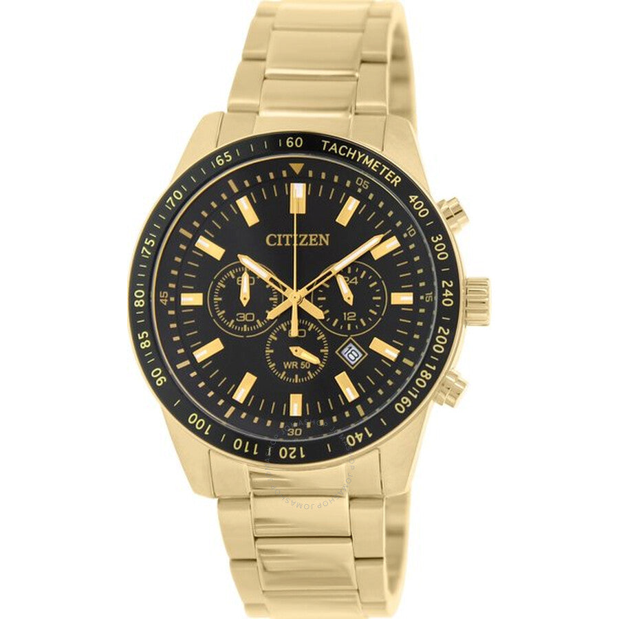 Citizen Chronograph Quartz Black Dial Men's Watch AN8072-58E