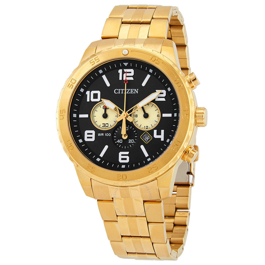 Citizen Chronograph Quartz Black Dial Men's Watch AN8132-58E - The Watches Men & Co