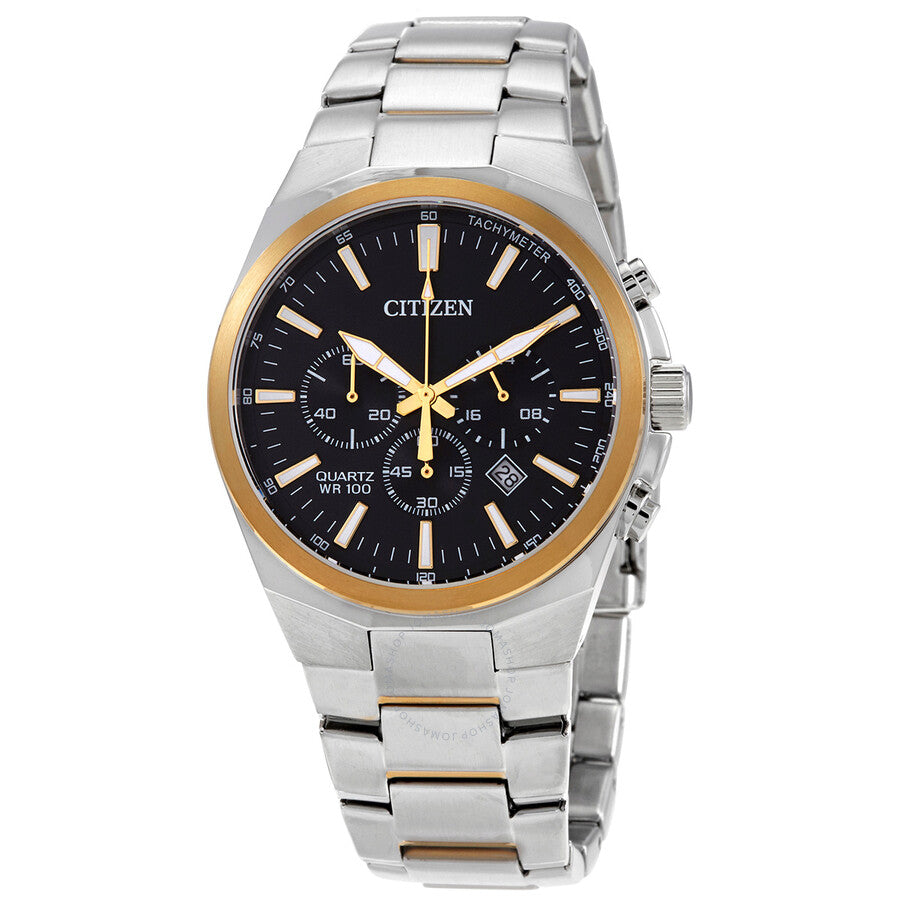 Reloj Citizen Cronógrafo Cuarzo Esfera Negra Hombre AN8174-58E