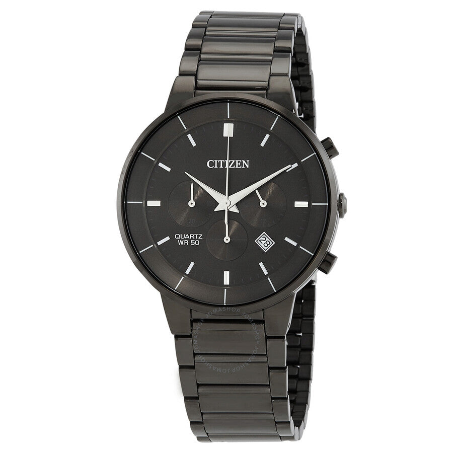 Citizen Chronograph Quartz Black Dial Men's Watch AN8227-53H - The Watches Men & Co