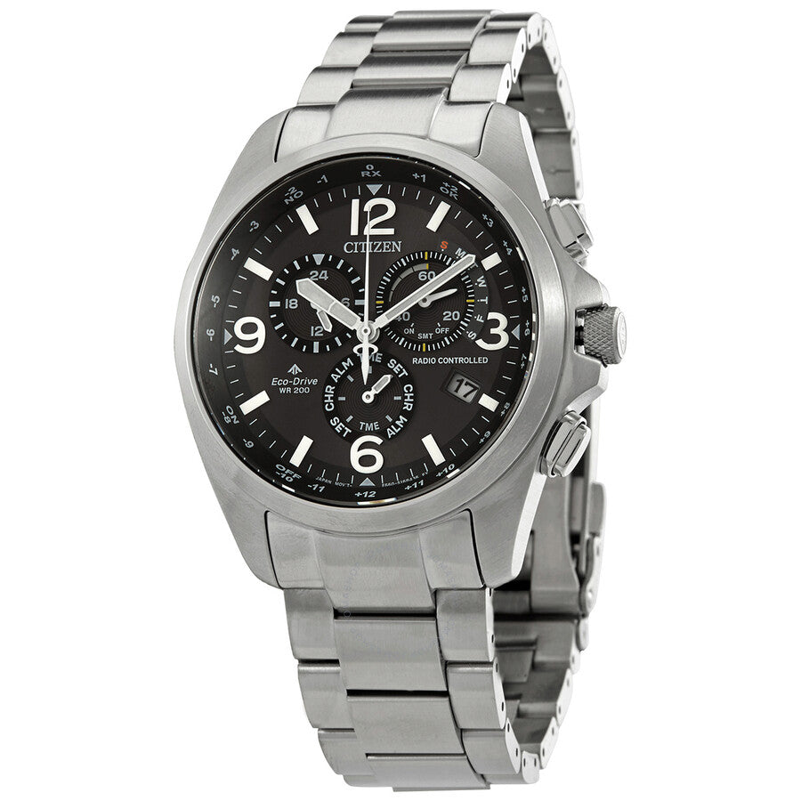 Citizen Chronograph Quartz Black Dial Watch CB5920-86E - The Watches Men & Co