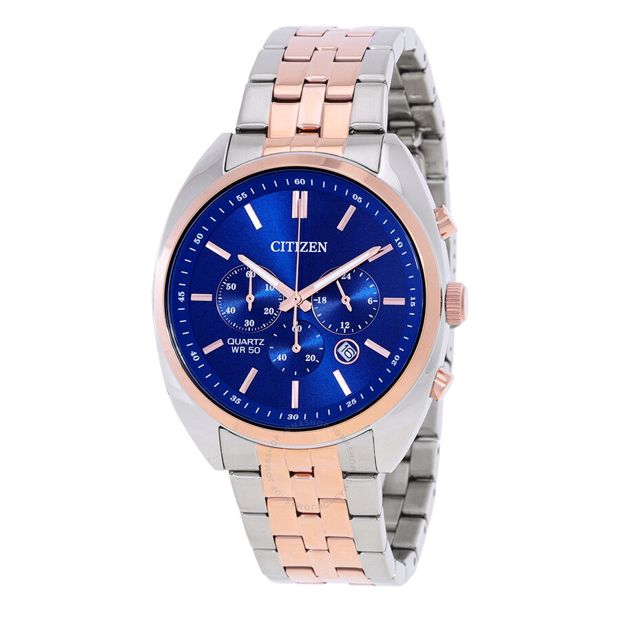 Citizen Chronograph Quartz Blue Dial Men's Watch AN8216-50L - The Watches Men & Co